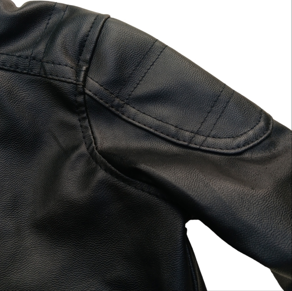 Hudson faux leather jacket. Size 2T - Picture 4 of 6